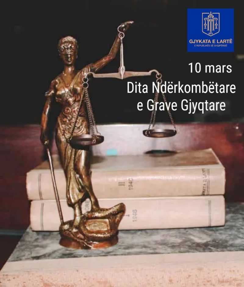 Urim nga Gjykata e Lartë e Republikës së Shqipërisë për Ditën Ndërkombëtare të Grave Gjyqtare - 10 Mars 2025 